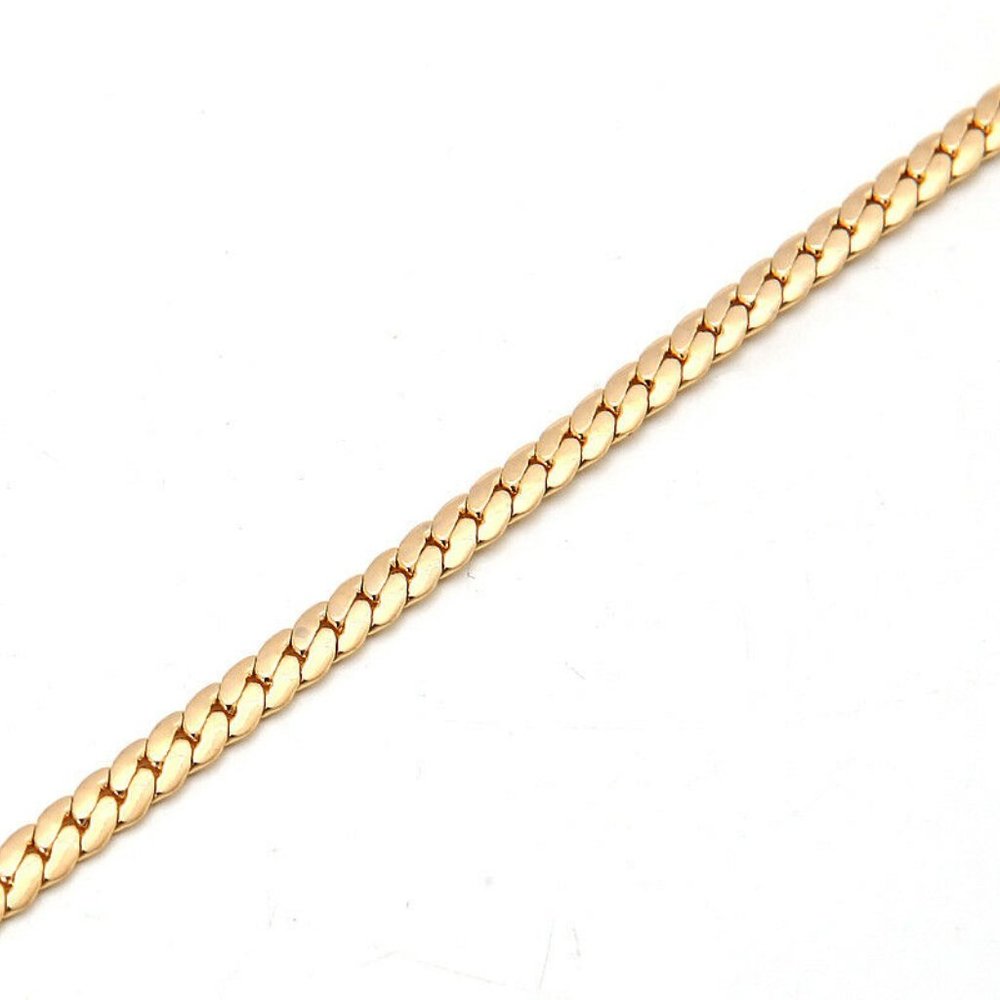 Bracelet  ~ Link Chain ~ Gold ~ 8 1/4"